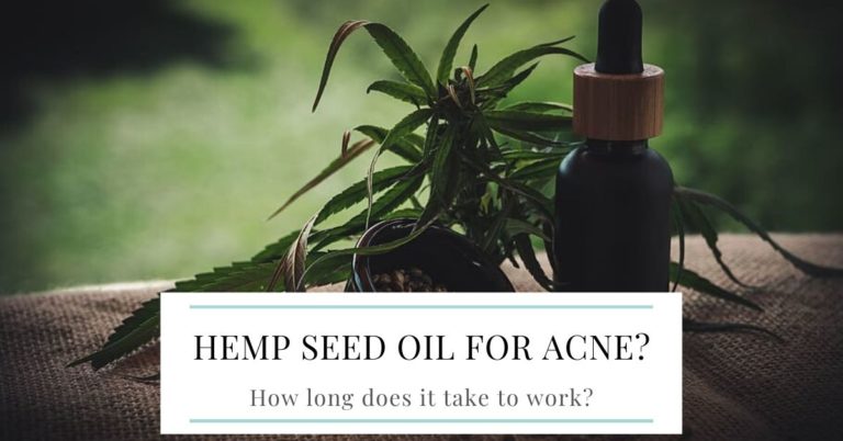 How long does Hemp Seed oil take to work for acne?